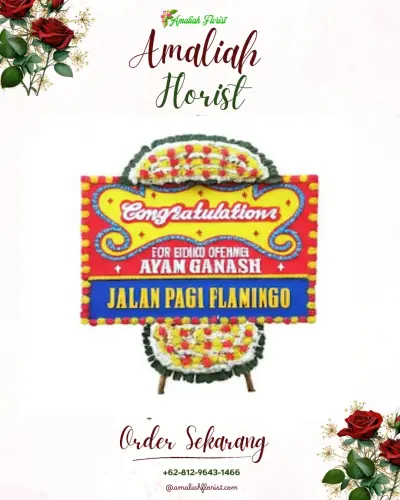 Bunga Papan Congratulation di Hotel Luwansa Palangkaraya